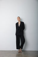 Midnight Statement Blazer Suit Set