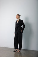 Midnight Statement Blazer Suit Set