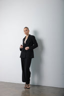 Midnight Statement Blazer Suit Set