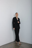 Midnight Statement Blazer Suit Set