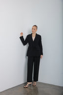 Midnight Statement Blazer Suit Set