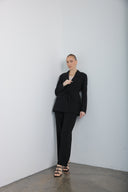 Midnight Statement Blazer Suit Set