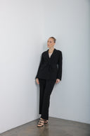 Midnight Statement Blazer Suit Set