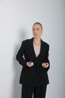 Midnight Statement Blazer Suit Set