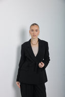 Midnight Statement Blazer Suit Set