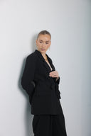 Midnight Statement Blazer Suit Set