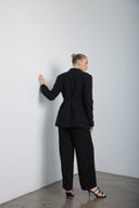 Midnight Statement Blazer Suit Set