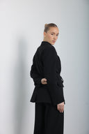 Midnight Statement Blazer Suit Set