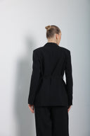 Midnight Statement Blazer Suit Set