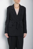 Midnight Statement Blazer Suit Set